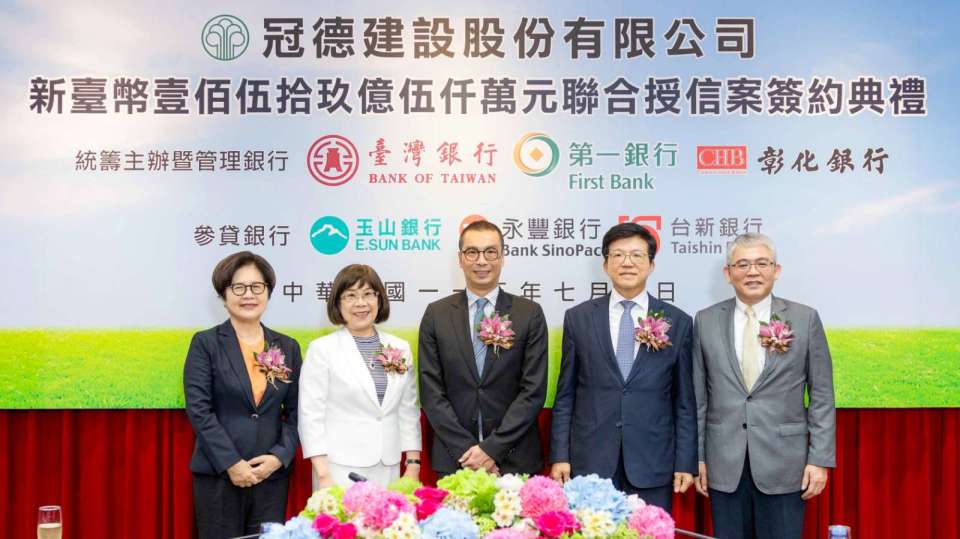 臺銀一銀彰銀挺「行二行三」6千坪都更 統籌冠德159.5億聯貸超額認購逾125%